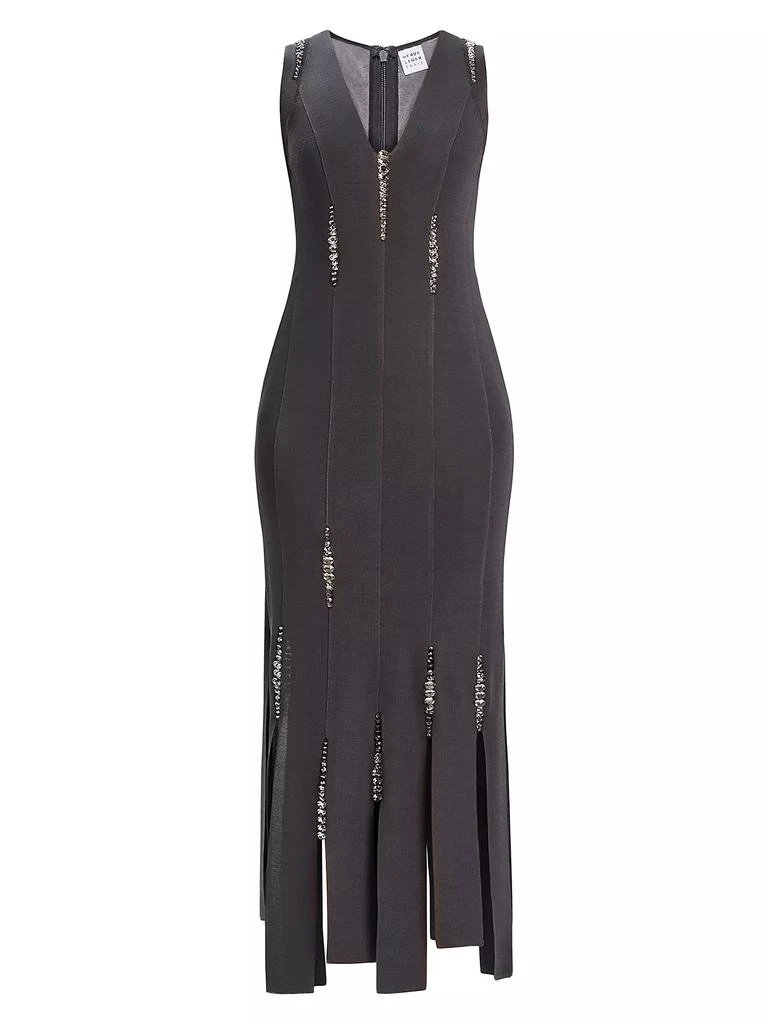 商品Herve Leger|Luna Crystal-Embellished Bandage Gown,价格¥14910,第1张图片