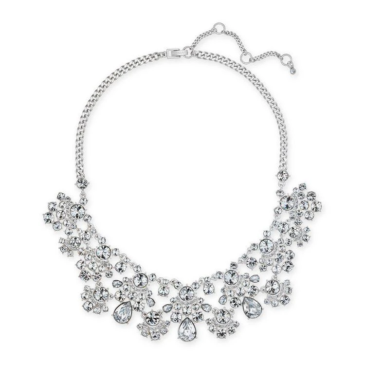 商品Givenchy|Silver-Tone Crystal Statement Necklace,价格¥421,第1张图片