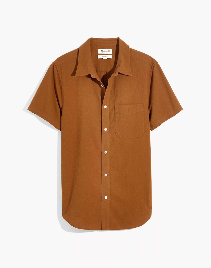 商品Madewell|Crinkle Cotton Perfect Short-Sleeve Shirt,价格¥251-¥351,第6张图片详细描述