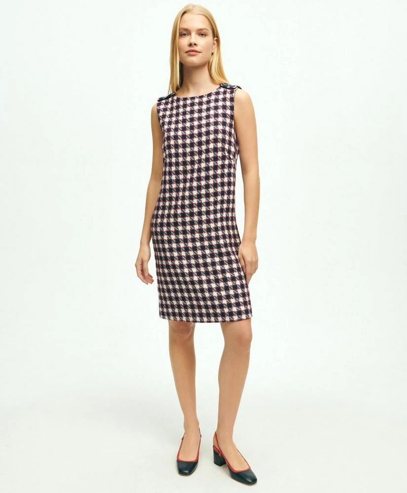 商品Brooks Brothers|Cotton Blend Boucle Shift Dress,价格¥785,第1张图片