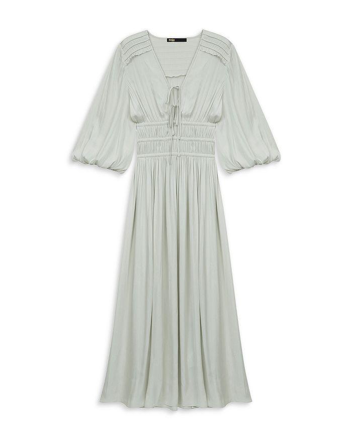 商品Maje|Balloon Sleeve Midi Dress,价格¥1870,第5张图片详细描述