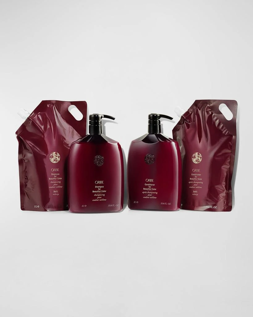 商品Oribe|33.8 oz. Shampoo For Beautiful Color Refill Pouch,价格¥1090,第3张图片详细描述