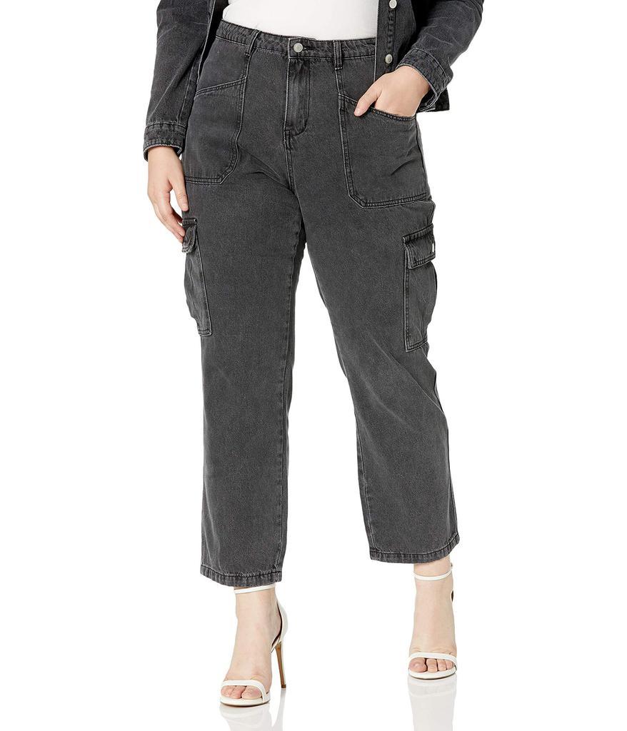 商品KENDALL & KYLIE|KENDALL + KYLIE Women's Cargo Pant - Amazon Exclusive,价格¥581,第5张图片详细描述