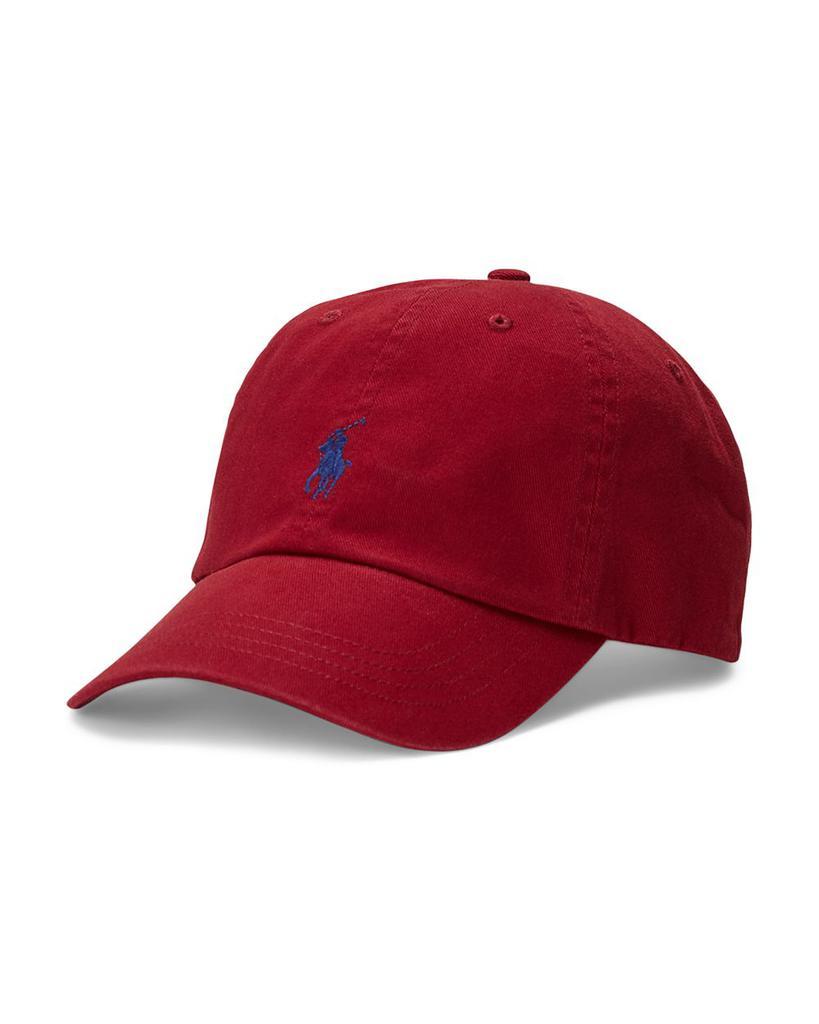 商品Ralph Lauren|Cotton Chino Logo Embroidered Ball Cap,价格¥287,第1张图片