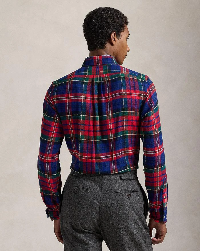 商品Ralph Lauren|Classic Fit Plaid Brushed Flannel Shirt,价格¥328,第4张图片详细描述