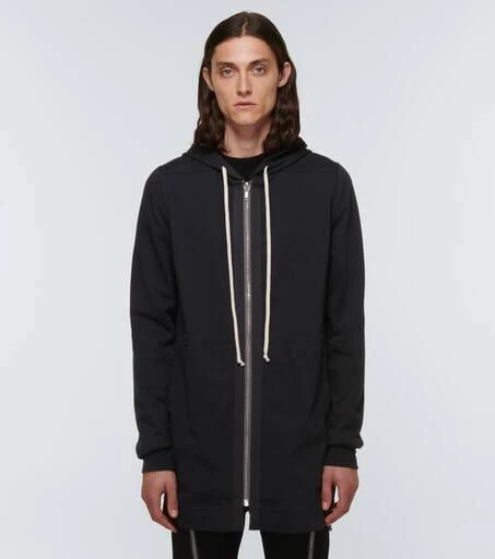 商品Rick Owens|长款棉质帽衫,价格¥6098,第3张图片详细描述