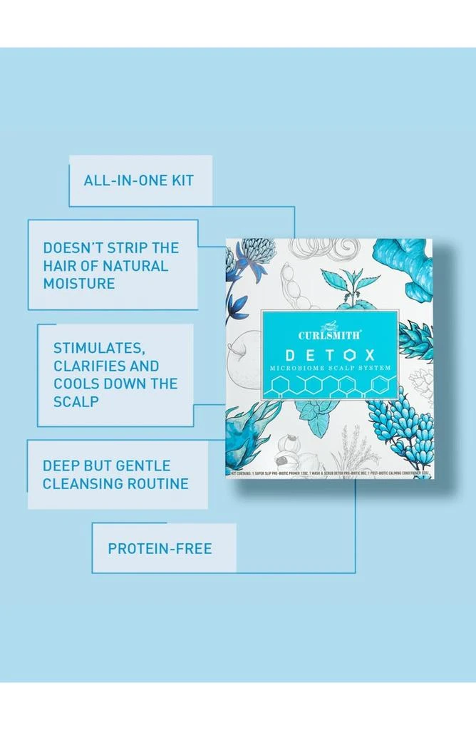 商品CURLSMITH|Detox Microbiome Scalp Hair Care Set,价格¥511,第2张图片详细描述