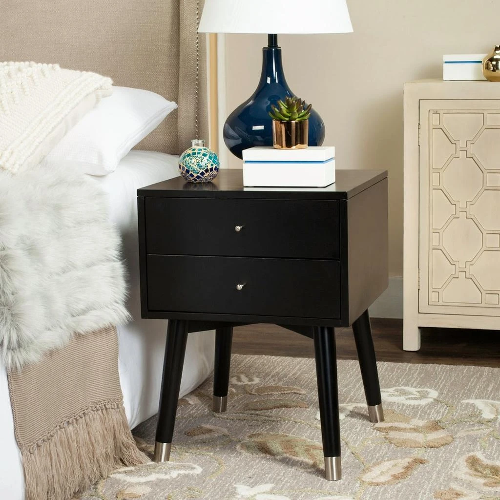 Lyla Mid Century Retro Silver Cap Nightstand 商品