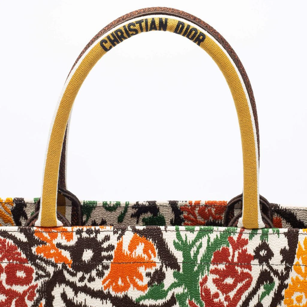 商品Dior|Dior Multicolor Paisley Embroidered Canvas Large Book Tote,价格¥24281,第5张图片详细描述