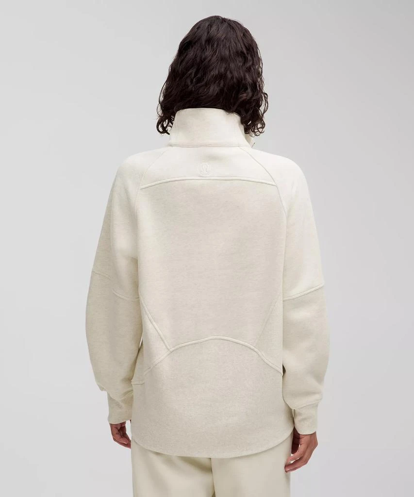 Scuba Oversized Funnel-Neck Half Zip *Long 商品