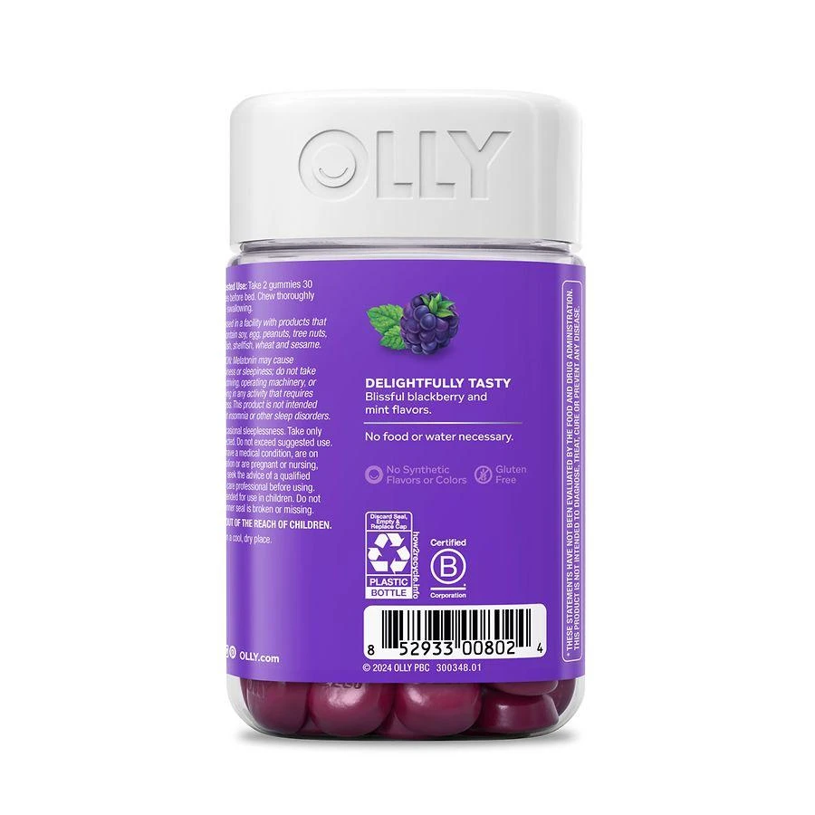 商品OLLY|Sleep Gummies Blackberry Zen,价格¥143,第2张图片详细描述