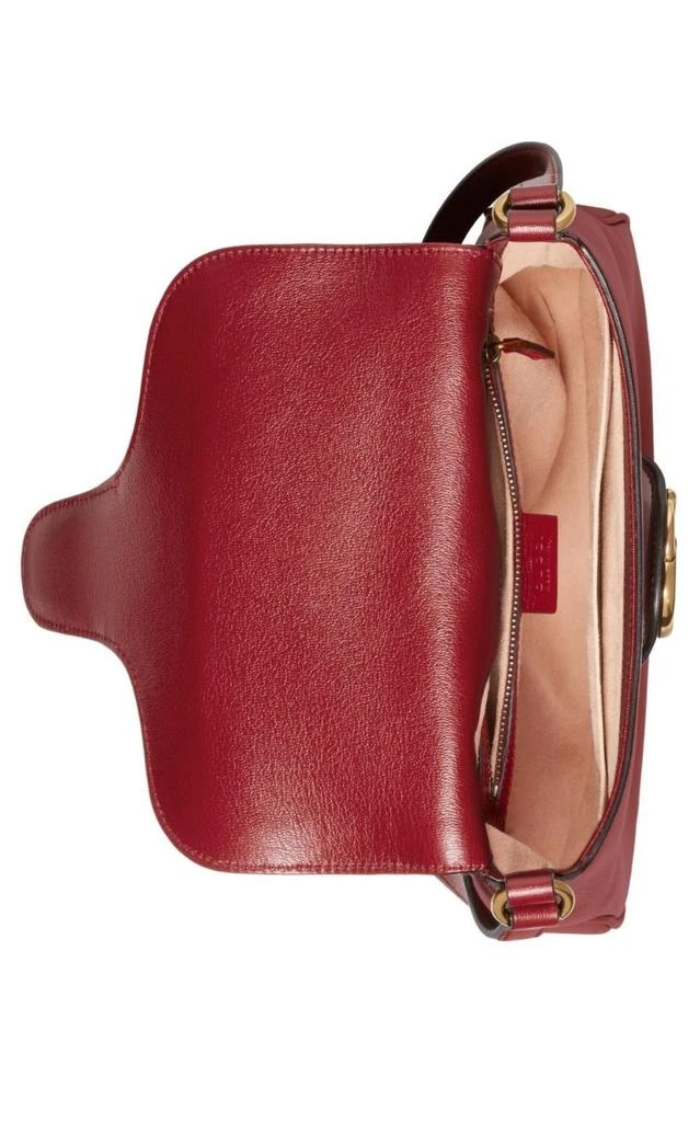 商品Gucci|Small Messenger with Double GG Bag in Red,价格¥20691,第5张图片详细描述