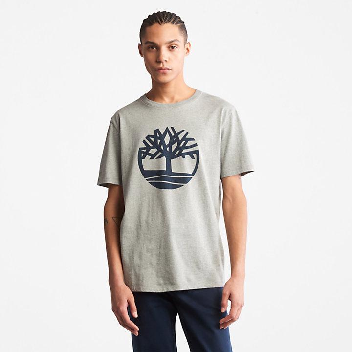 商品Timberland|Tree Logo T-Shirt for Men in Grey,价格¥236,第1张图片