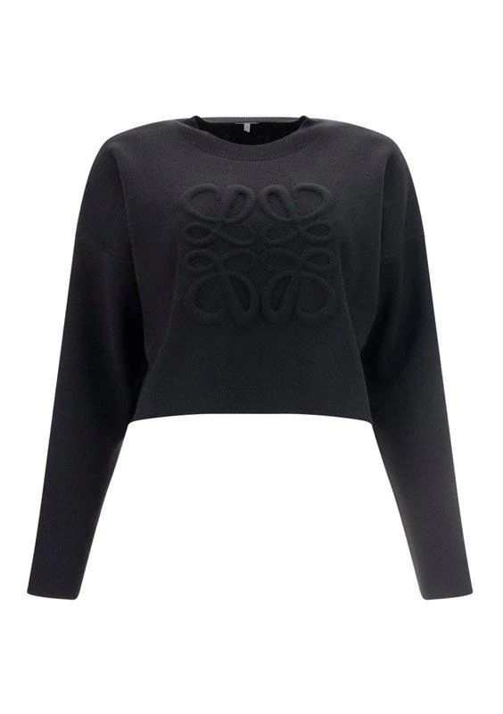 商品Loewe|Loewe Anagram Cropped Knitted Jumper,价格¥6707,第1张图片