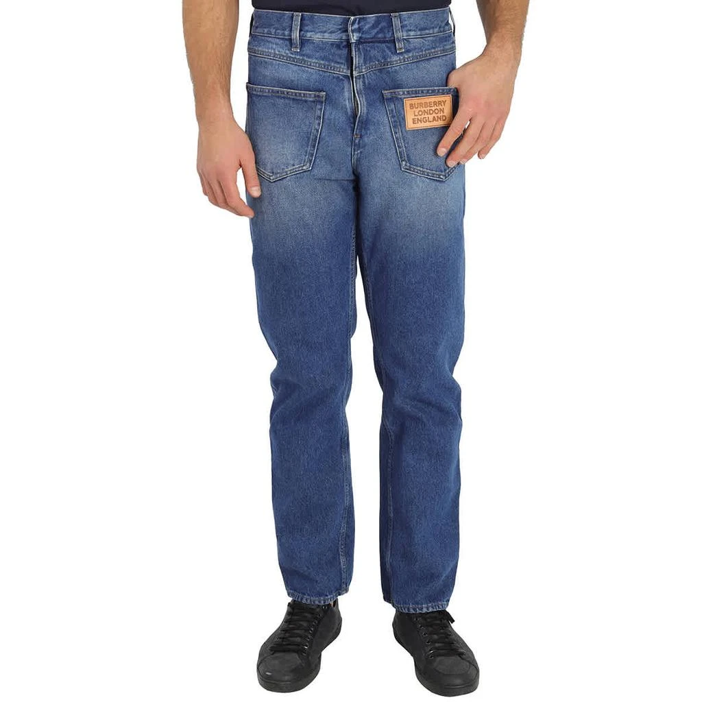 商品Burberry|Burberry Mens Relaxed Fit Reconstructed Denim Jeans, Waist Size 32R,价格¥1878,第1张图片