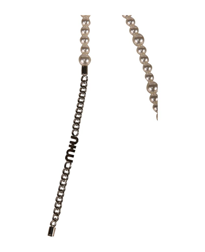 Pearl And Chain Necklace商品第2张图片规格展示
