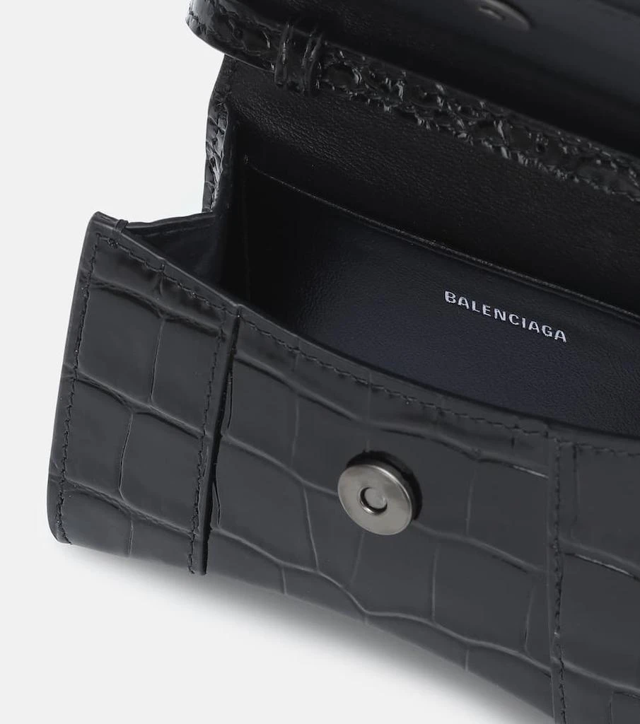 商品Balenciaga|Hourglass Mini leather crossbody bag,价格¥8747,第3张图片详细描述