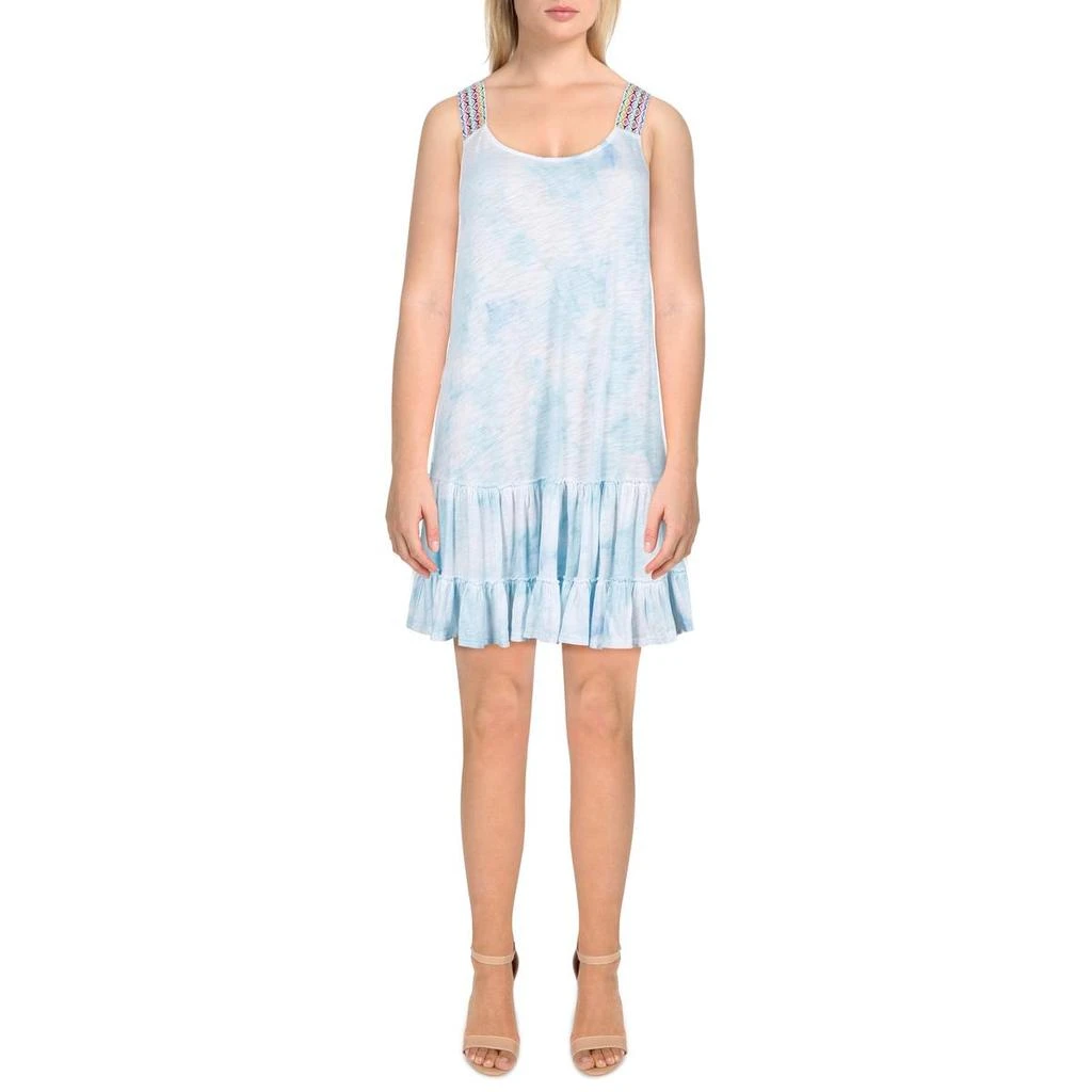 商品Pitusa|Womens Tie-Dye Mini Slip Dress,价格¥390,第3张图片详细描述