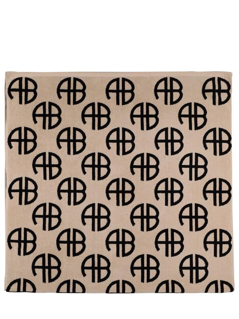 商品ANINE BING|Bahia Monogram Cotton Towel,价格¥916,第1张图片