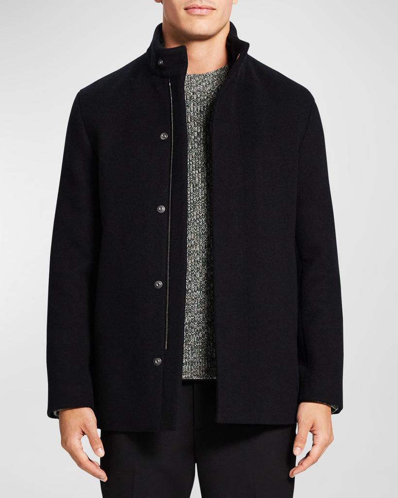 商品Theory|Men's Clarence Recycled Wool Coat,价格¥4782,第1张图片