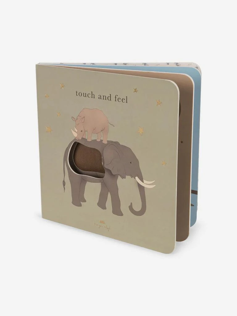 商品Konges Slojd|Konges Sløjd Baby Safari Touch and Feel Book in Multicolour,价格¥179,第1张图片