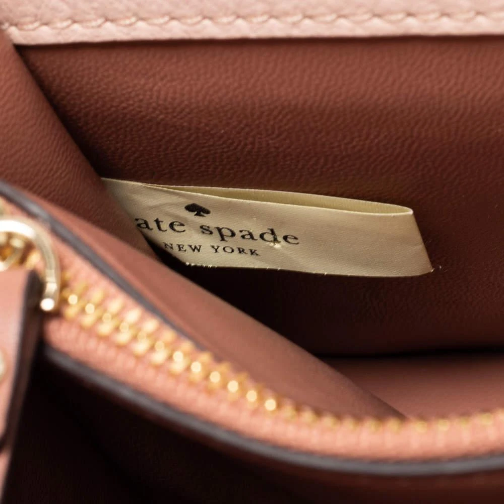 Kate Spade Light Pink Leather Studded Flap Crossbody Bag 商品