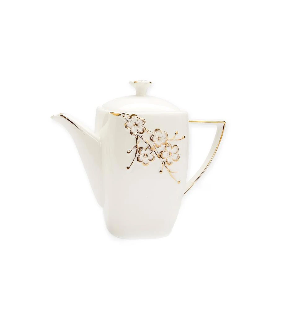 商品Classic Touch Decor|Milk Dispenser Gold Floral Artwork Design W/ Handle,价格¥350,第1张图片