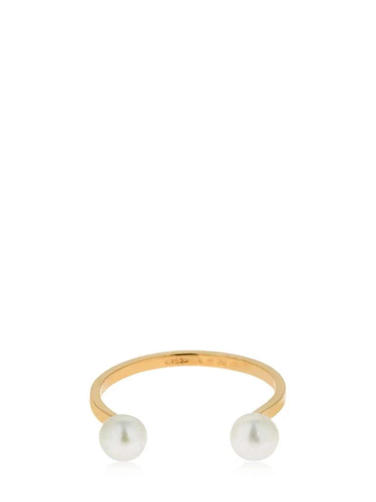 商品DELFINA DELETTREZ|18kt Double Pearl Ring,价格¥6428,第1张图片