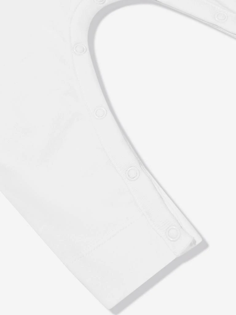 商品Burberry|Baby Azari Long Sleeve Romper In White,价格¥1613,第4张图片详细描述