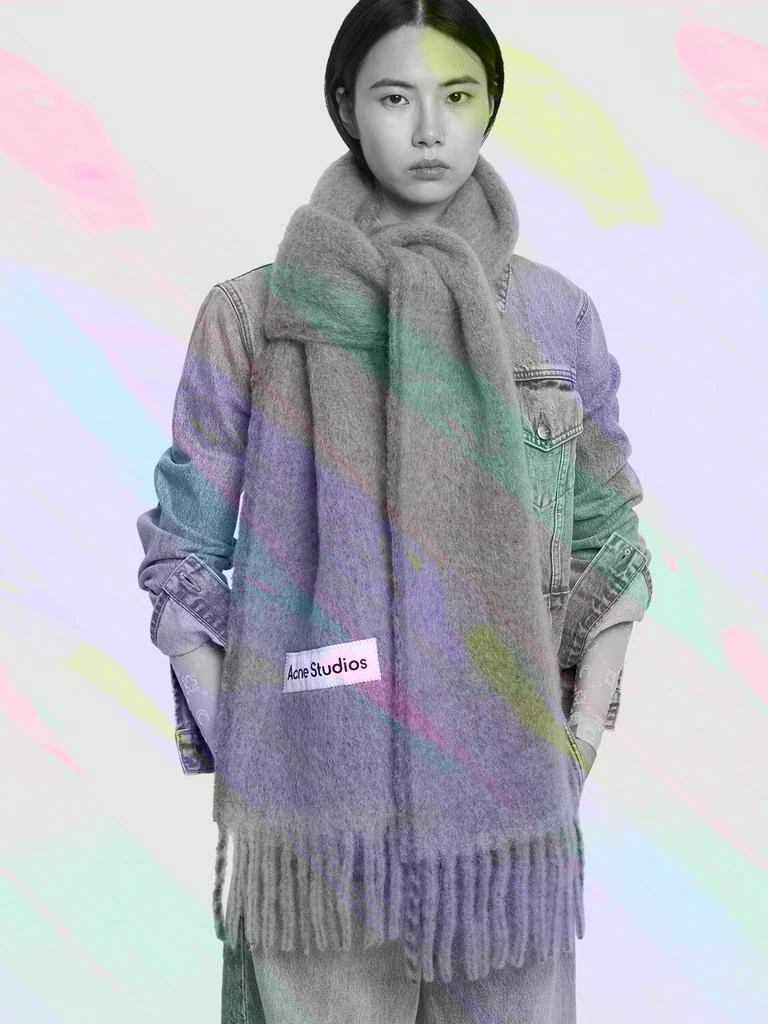 商品Acne Studios|Vally Solid Alpaca Blend Scarf,价格¥2254,第2张图片详细描述