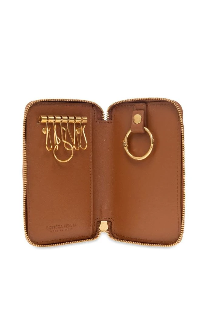 商品Bottega Veneta|Bottega Veneta Intrecciato Zipped Key Case,价格¥3369,第4张图片详细描述