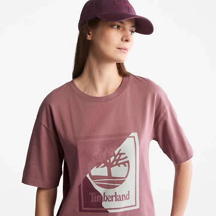 商品Timberland|Logo Graphic T-Shirt for Women in Pink,价格¥140,第5张图片详细描述