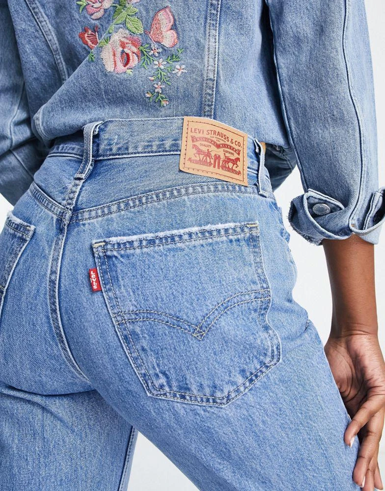 商品Levi's|Levi's low pro relaxed straight leg jean in mid wash,价格¥674,第3张图片详细描述
