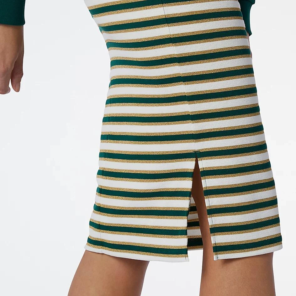 商品New Balance|NB Athletics Metallic Thread Stripe Skirt,价格¥163,第4张图片详细描述
