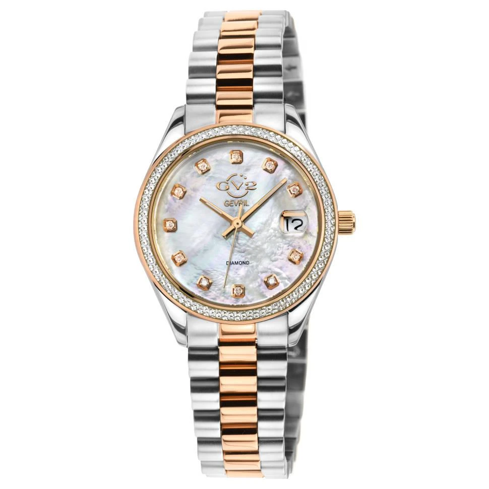 商品Gevril|GV2 by Gevril Turin Diamond Women's Watch,价格¥6384,第1张图片