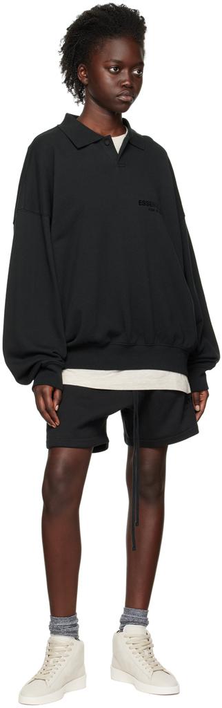 Black Drawstring Shorts商品第4张图片规格展示