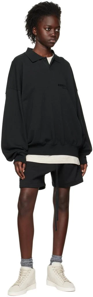 商品Essentials|Black Drawstring Shorts,价格¥580,第4张图片详细描述