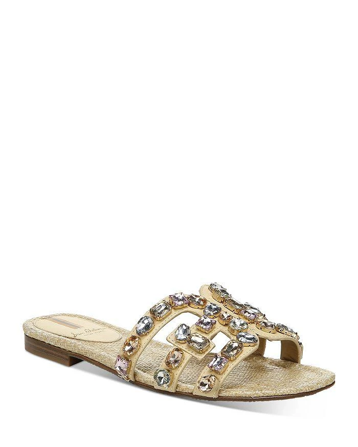 商品Sam Edelman|Women's Bay Jeweled Slide Sandals,价格¥625,第3张图片详细描述