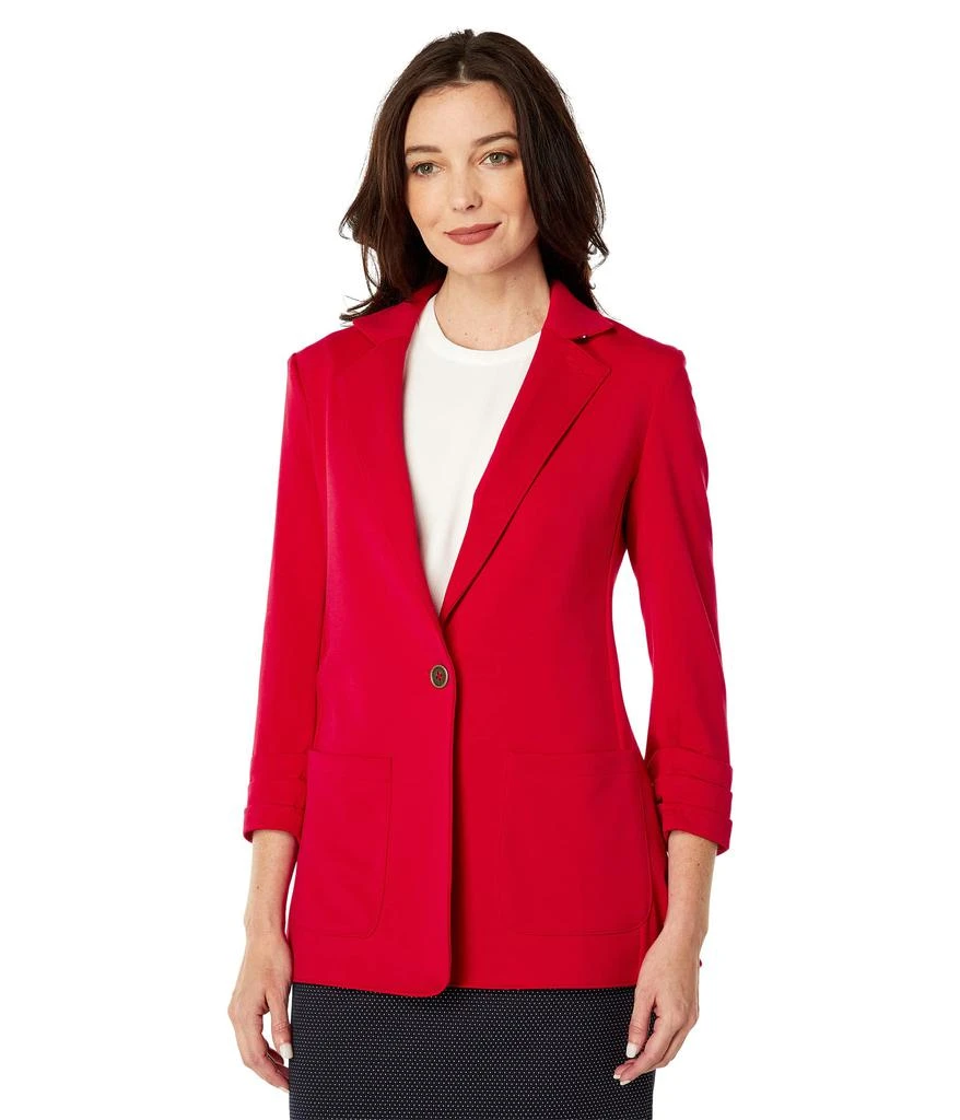 商品Tommy Hilfiger|Tommy Hilfiger Women's One Button Blazer,价格¥610,第1张图片