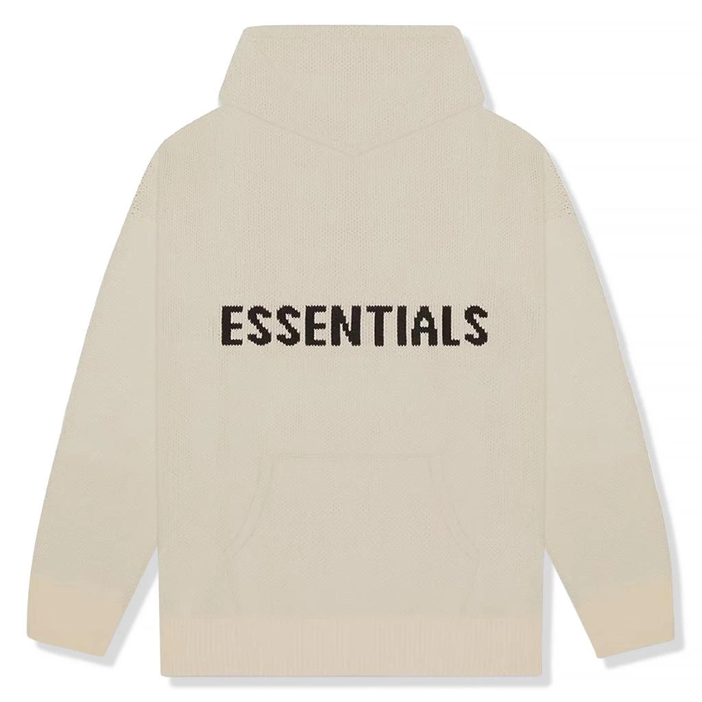 商品Essentials|Fear Of God Essentials Olive/Khaki Knit Hoodie,价格¥4667,第1张图片