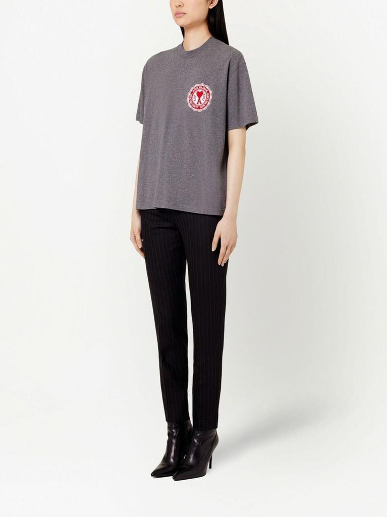 商品AMI|Ami de coeur patch t-shirt,价格¥978,第5张图片详细描述