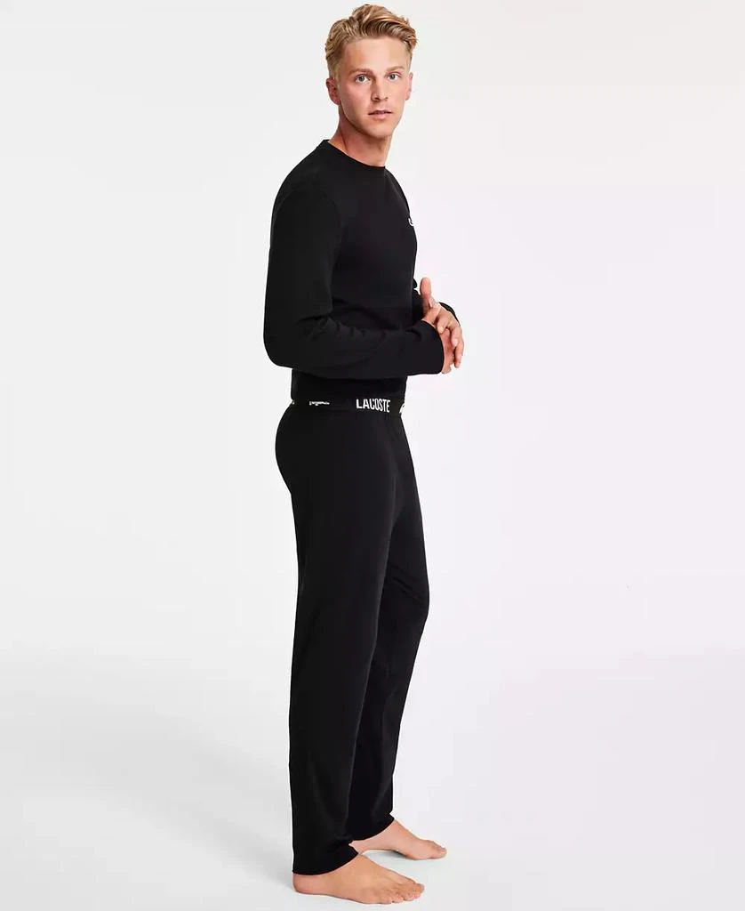 商品Lacoste|Men's Classic-Fit Straight-Leg Pajama Pants,价格¥270,第5张图片详细描述