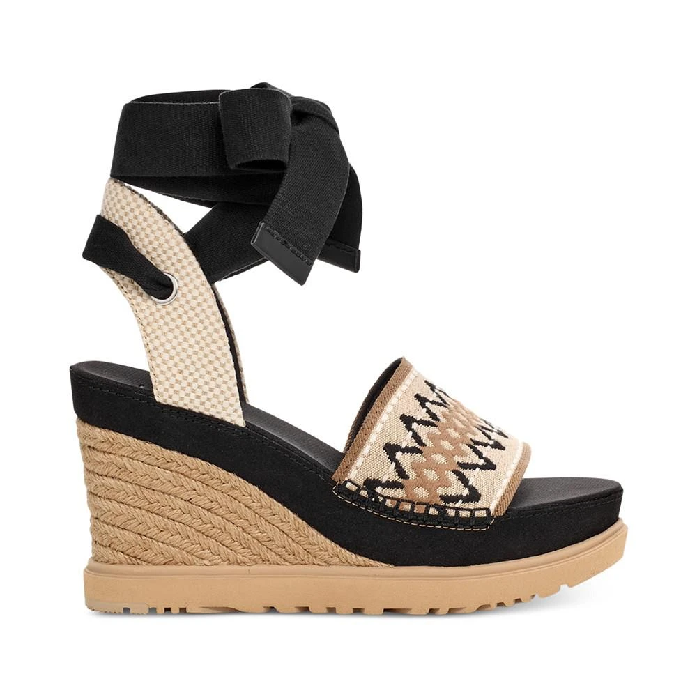 Women's Abbot Ankle-Tie Espadrille Platform Wedge Sandals 商品