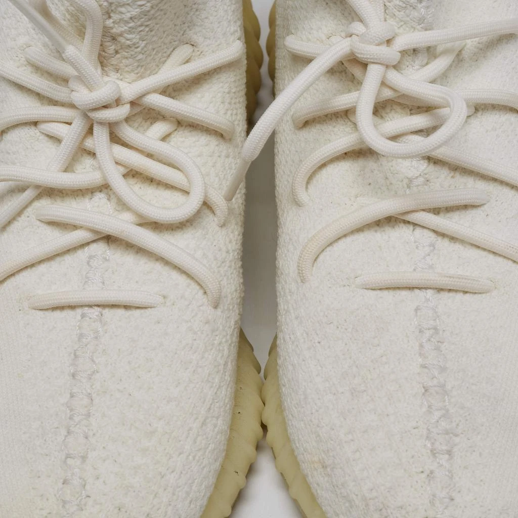 商品[二手商品] YEEZY|Yeezy x Adidas White Knit Fabric Boost 350 V2 Cream White Sneakers Size 45 1/3,价格¥1431,第4张图片详细描述
