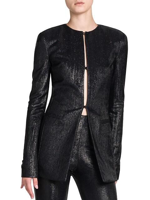 商品Giorgio Armani|Sparkle Round-Neck Jacket,价格¥16415,第5张图片详细描述