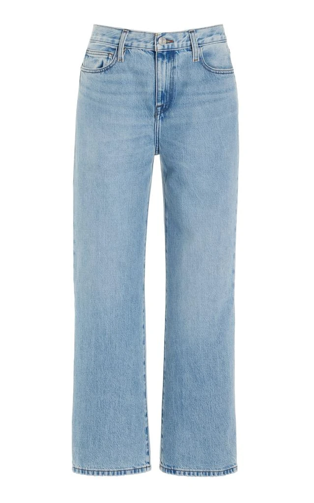 商品FRAME|FRAME - Le Jane Rigid High-Rise Cropped Straight-Leg Jeans - Blue - 26 - Moda Operandi,价格¥1960,第1张图片