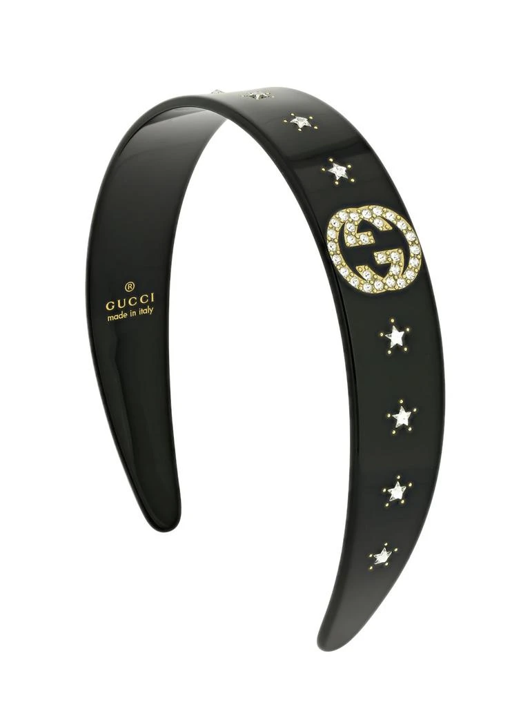商品Gucci|Original Gg Plexi & Crystal Headband,价格¥3525,第1张图片