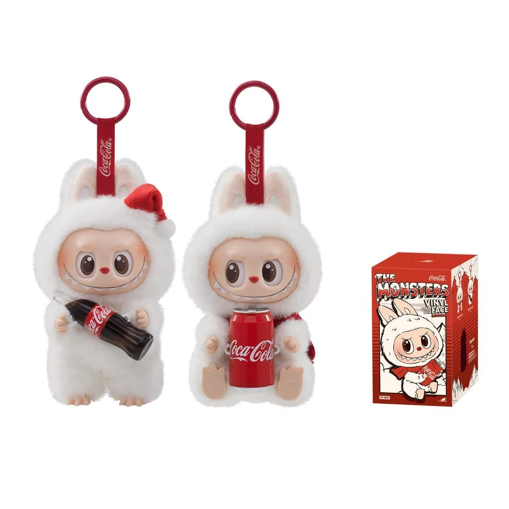 商品POP MART|labubu The Monsters联名可口可乐系列-乙烯基人脸盲盒，盲盒人物模型，随机设计动作模型收藏玩具家居装饰，节日生日礼物，单盒,价格¥3621,第1张图片