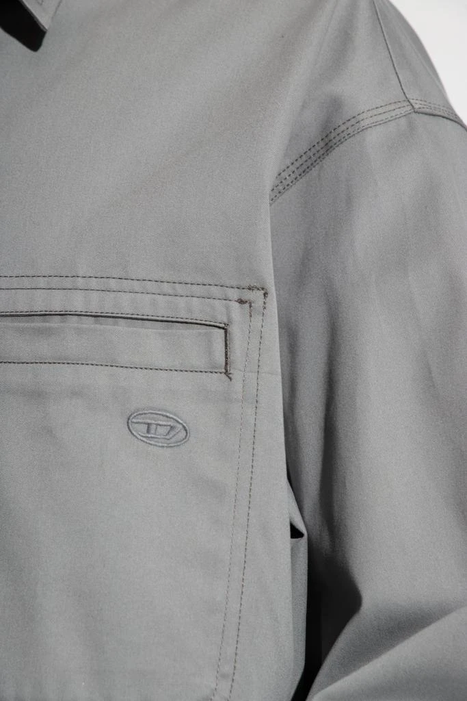 商品Diesel|Diesel S-Dewny Logo-Embroidered Shirt,价格¥401,第5张图片详细描��述