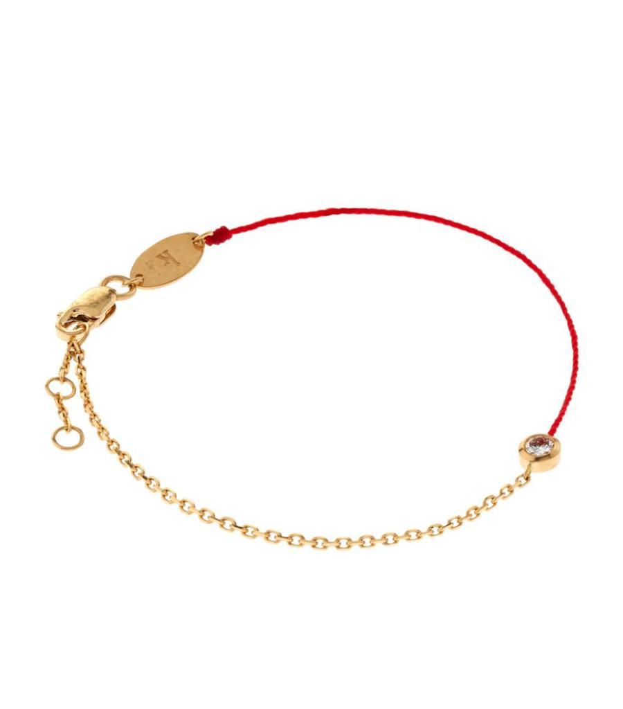 商品Redline|Yellow Gold and Diamond Pure Double Bracelet,价格¥4932,第1张图片